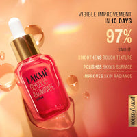 LAKMÉ Lakme Glycolic Illuminate Serum with 1% Glycolic Acid Reduces Dullness & Improves Texture, 30ml by Glowrity