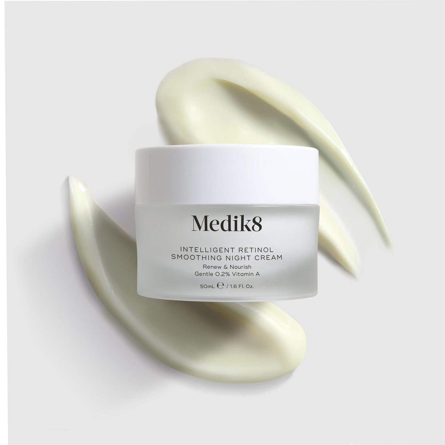 Medik8 Intelligent Retinol Smoothing Night Cream - Renew & Nourish Gentle 0.2% Vitamin A - 50ml