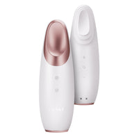 GESKE SmartAppGuided™ Warm & Cool Eye Energizer | 6 in 1 | Heated eye massager | Combat dark circles & under-eye bags | Refresh droopy eyelids | Anti-stress & relaxation | Sonic massaging