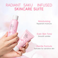 Fashion Base Skin Care For Teenage Girls,Sakura Skincare Set (Sakura-5PCS)