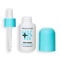 Revolution Beauty London Revolution Skin, Dewy Drench 2% Hyaluronic Acid Hydrating Serum, Lightweight Face Serum, Plumps Skin, Vegan & Cruelty-Free, 30ml