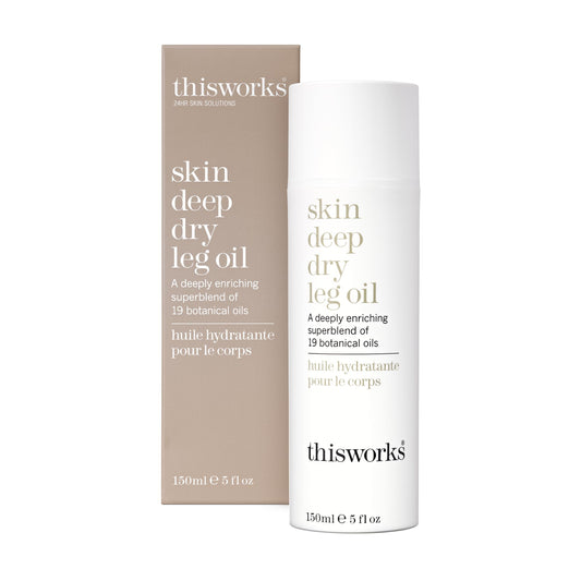 THISWORKS This Works Skin Deep Dry Leg Oil, Hydrating Body Moisturiser, 150ml