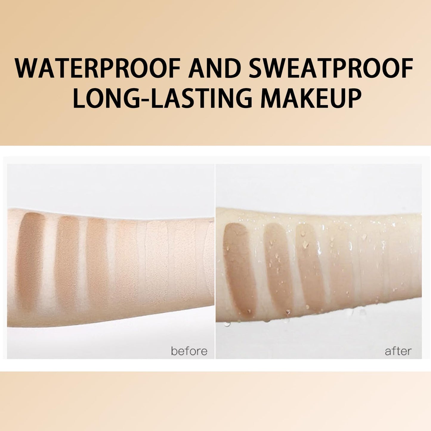 AuraAnge Tattoo Cover up Makeup - Contains Makeup Remover - Waterproof Body Concealer for Tattoo Cover Up - Full Coverage Cream for Bruises and Tattoos, Men and Women