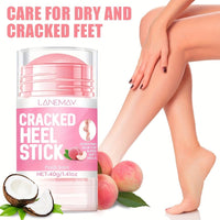 Petansy Hand and Foot Repair Cream, Peach Scented Cracked Heel Stick Balm + Urea Cream Stick, Hand and Foot Cream For Calluses and Dry Feet, Dry Hands & Rough Knees for Women & Men