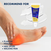 Plantar Fasciitis Relief Cream - Foot Cream for Cracked Heels and Dry Skin, Heel Pain Relief for Plantar Fasciitis, Heel Spurs & Sore Feet