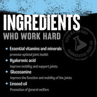 Animal ANIMAL Flex Comprehensive Joint Care - 4 Unique complexes for Joints, Bones & Cartilage - with Vitamins A & E, glucosamine, Flaxseed Oil & hyaluronic Acid - Blue Raspberry, 369g