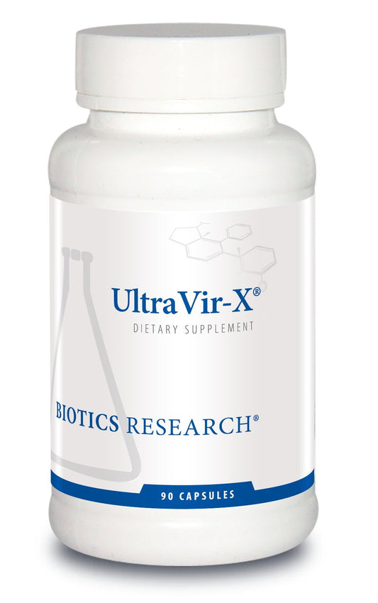 BIOTICS Research UltraVir-X® - Immune Support, Zinc, Maitake Mushroom, Astragalus, High Flavonoid Content, Supports Healthy Pathways. 90 Capsules
