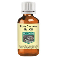 DEVPRAYAG Devprayag Pure Cashew Nut Oil (Anacardium occidentale) Natural Therapeutic Grade 10ml (0.33 oz)