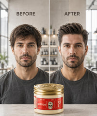 Bandido Hair Styling Aqua Wax No.7 Red 125 ml | Shine Look | Strong Hold | Hair Wax Men