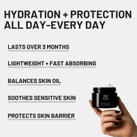 ZOUSZ Zousz Black Oud Face Moisturiser for Men – Hydrating & Soothing Face Cream with Aloe Vera & Hyaluronic Acid – Plumping Daily Mens Moisturiser for Smoother, Healthier Skin – 50ml