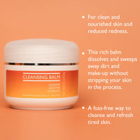 SKINICIAN Cleansing Balm - Soothing Cleansing Balm Enriched with Avocado Oil, Jojoba Oil, Almond Oil - Makeup Remover Cleansing Balm - Dermalogically Tested - Vegan & Cruelty Free (100ml) with Spatula