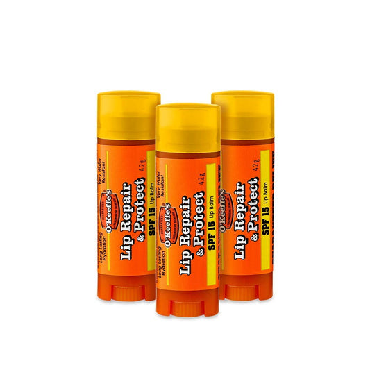 O'Keeffe's Lip Repair and Protect SPF15 4.2g (Pack of 3)