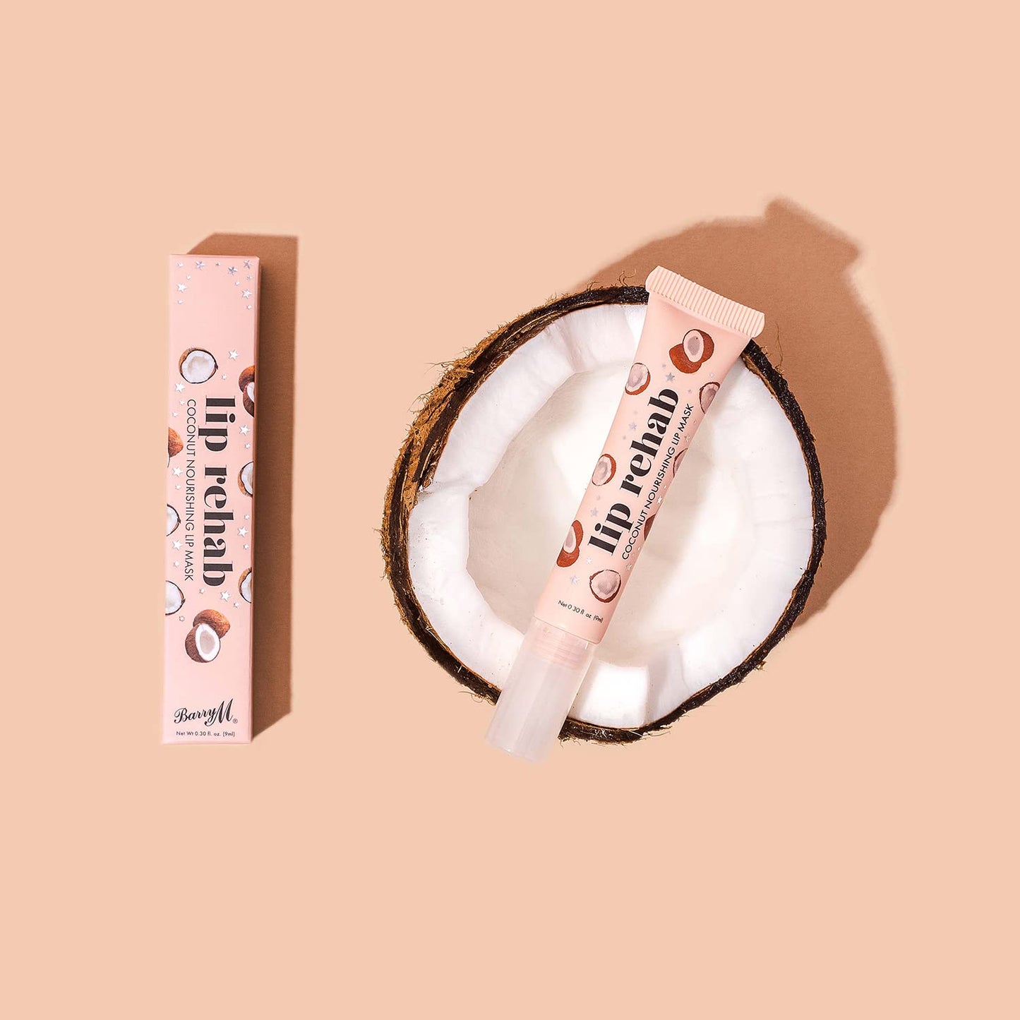 Barry M Lip Rehab Nourishing Lip Mask, Coconut flavour Clear