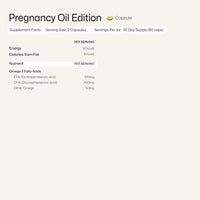 EQUI LONDON Equi - Pregnancy Oil Edition | Omega 3 Fish Oil Supplement with DHA & EPA | Prenatal Omega 3 for Conception to Breastfeeding | Brain, Eye & Foetal Development | 30 Day Supply