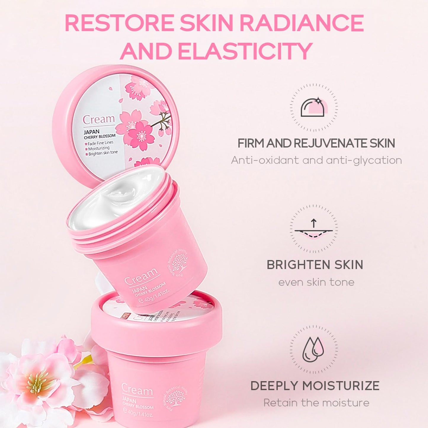 Skincare Gifts For Teenage Girls,Cherry Blossom Skin Care Sets & Kits,Pamper Sets For Women Gifts, Facial kit with Cleanser, Face Serum, Face Cream,Toner,Eye Cream,Mask (7PCS Sakura)