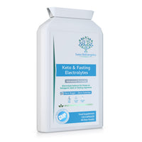swiss bioenergetics Keto & Fasting Electrolytes - 120 Capsules - Advanced Rapid Rehydration Formula with a Balanced Magnesium, Sodium, Potassium & Chloride Blend - Suitable for Ketogenic Diets