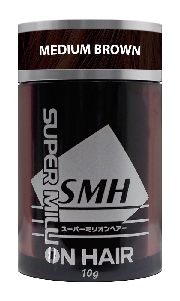 From the UK - Order by 1pm for next working day Super Million Hair - 1 x 10g Hair Building Fibres - No.23 Medium Brown