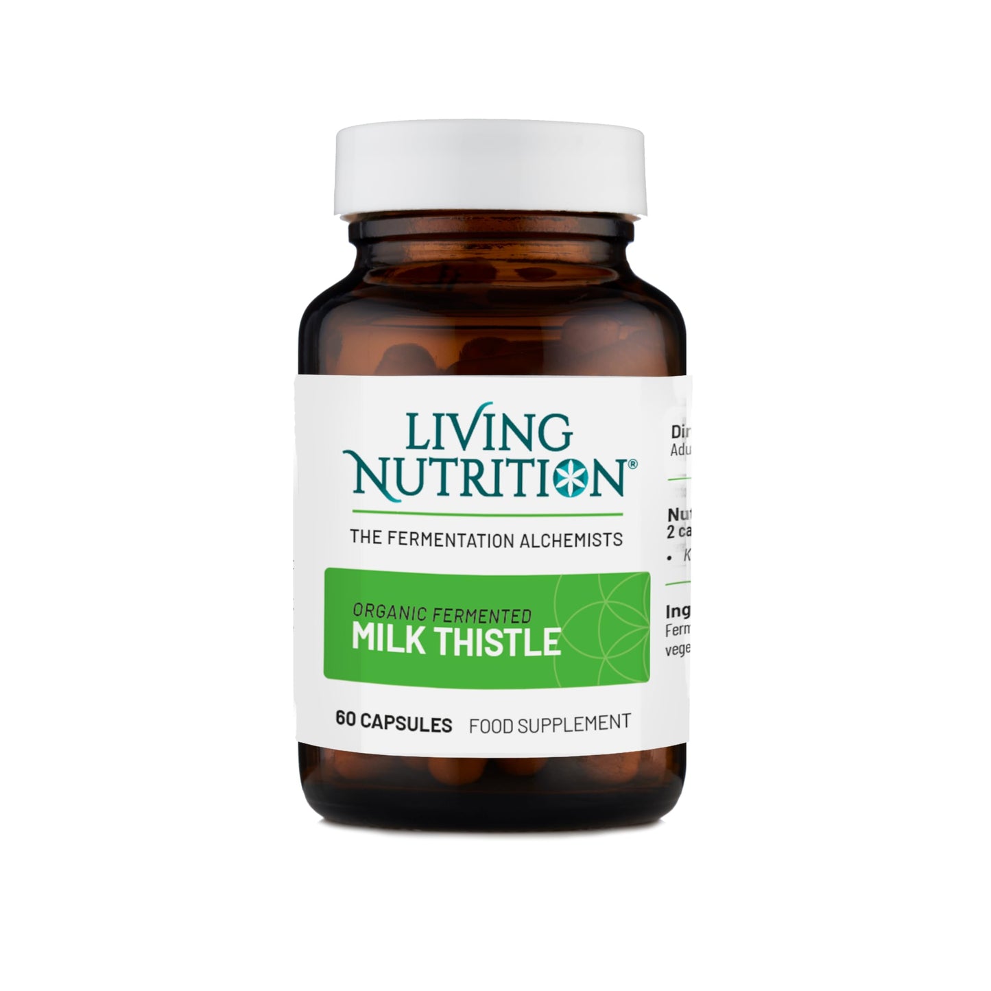 Living Nutrition Organic Fermented Sprouted Milk Thistle