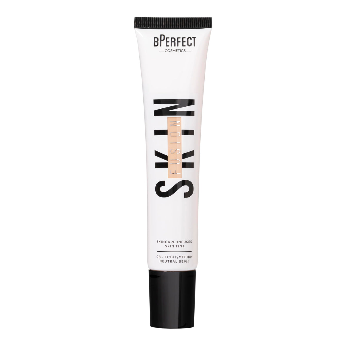 BPerfect Skin Fusion Skin Tint SPF 25 – Lightweight, Buildable Skincare Hybrid for a Radiant, Natural-Look Base – Shade 8 Light/Medium Neutral Beige, 30ml