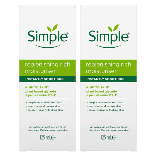 Simple Face Care (Rich Moisturiser 2 x 125ml)