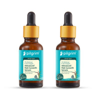 Pilgrim Redensyl 3% + Anagain 4% + Baicapil Advanced Hair Growth Serum for Scalp with Korean Black Rice, Saw Palmetto | Control Hair Fall, Hair Density | Women & Men | 60ml