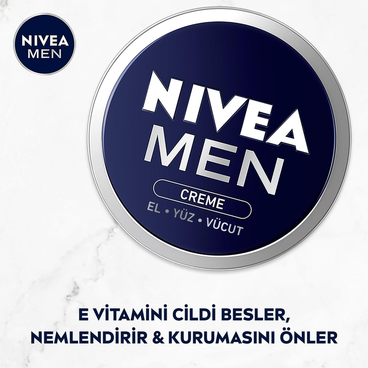 NIVEA MEN Nourishing Skin Cream for Intensive Moisture, Skin Care for Men Ideal for Body, Face and Hands, Light Formula with Vitamin E, Nivea Men Cream (30 ml)