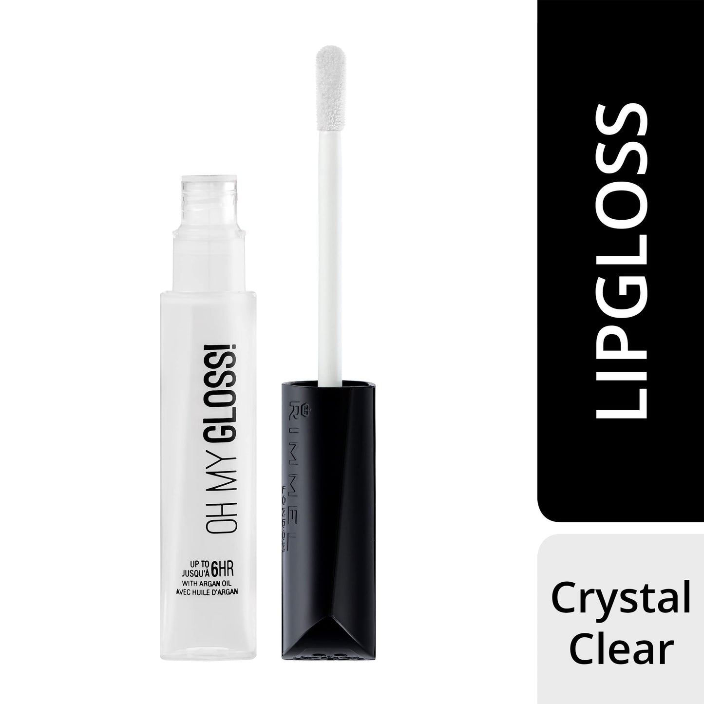 Rimmel London Lip Gloss, Crystal Clear, 6.5 ml (Pack of 1)