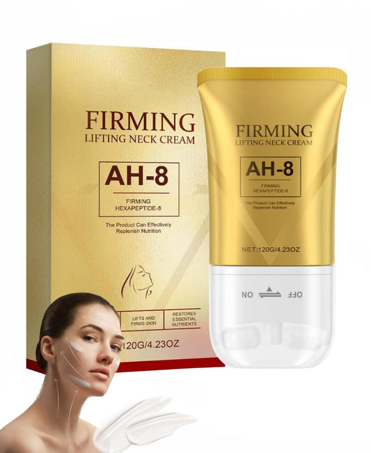 Generic Ah-8 Firming Neck Cream, Tighten And Lift Cream, for Crepey Skin Body Care Comfort, Tighten and Lift Cream with Double Roller Massage