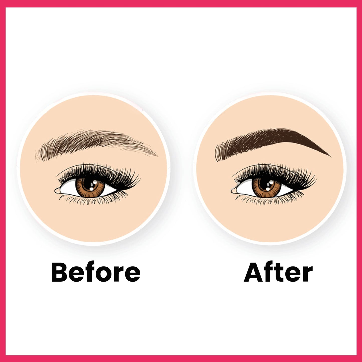 BF Beauty Forever Beauty Forever Dual Ended True Kohl Eyebrow Pencil & Multi Tasker with Sharpener & Separator Comb, Lip liner, Eyeliner, Smudge & Waterproof (Brown)