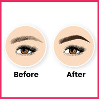 BF Beauty Forever Beauty Forever Dual Ended True Kohl Eyebrow Pencil & Multi Tasker with Sharpener & Separator Comb, Lip liner, Eyeliner, Smudge & Waterproof (Brown)