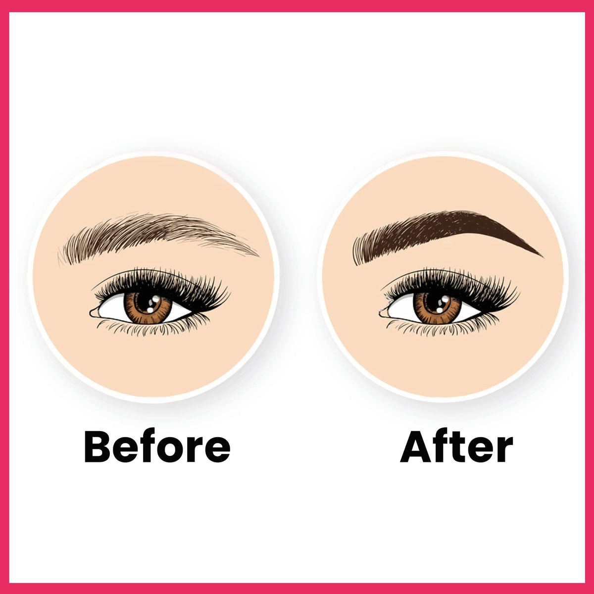 BF Beauty Forever Beauty Forever Dual Ended True Kohl Eyebrow Pencil & Multi Tasker with Sharpener & Separator Comb, Lip liner, Eyeliner, Smudge & Waterproof (Brown)