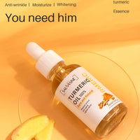 MKNZOME Turmeric Skincare Set, 5Pcs Skin Care Pamper Gifts for Women, Skin Care Sets & Kits Facial Kit with Turmeric Cream, Turmeric Soap, Turmeric Oil, Body and Bath Set