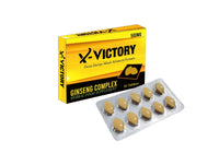 Extra Strong X-VICTORY -500MG Ginseng and Herbal Food Supplement for Men. The Most Effective Natural, Powerful and Fast Acting Food Supplement for Men! - (Pack of 10 Tablets)