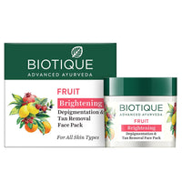 Biotique Bio Fruit Whitening & Depigmentation & tan removal Face Pack 75G/2.65 Fl.Oz. I For All Skin Type
