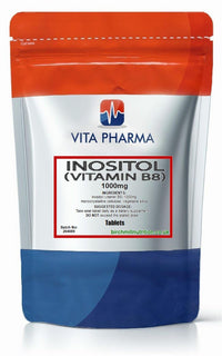 Vita Pharma VITA PHARMA Inositol (Vitamin B8) 1000mg 120 Tablets