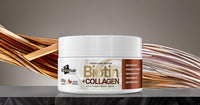 Renew Hair Professional Biotin And Collagen Hair Mask Helps Hair Grow Deep Conditioner for Thick Coarse Hair - Repair Product for Coloured Dry Damaged Curly Wavy,Vegan 300gr