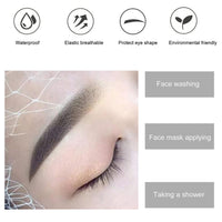 Eyebrow Protector,ANGGREK 50 Pieces Protection For Microblading Eyebrow Tattoo Protection Waterproof Tape Eyebrow Tattoo Aftercare Paste Tattoo Supplies Eyebrow Cover For Shower