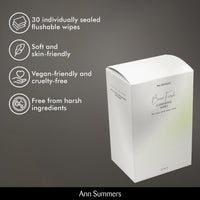 Ann Summers Buzz Fresh Cleaning 30 Individually Wrapped Intimate Wipes