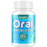 Joiavvy Oral Probiotics 11 Billion CFU, 7-in-1 Dental Probiotic with BLIS K12 & M18, Fast-Dissolving Lozenges for Fresh Breath & Healthy Gums, Sugar-Free, Natural Mint Flavor (60 Count (Pack of 1))