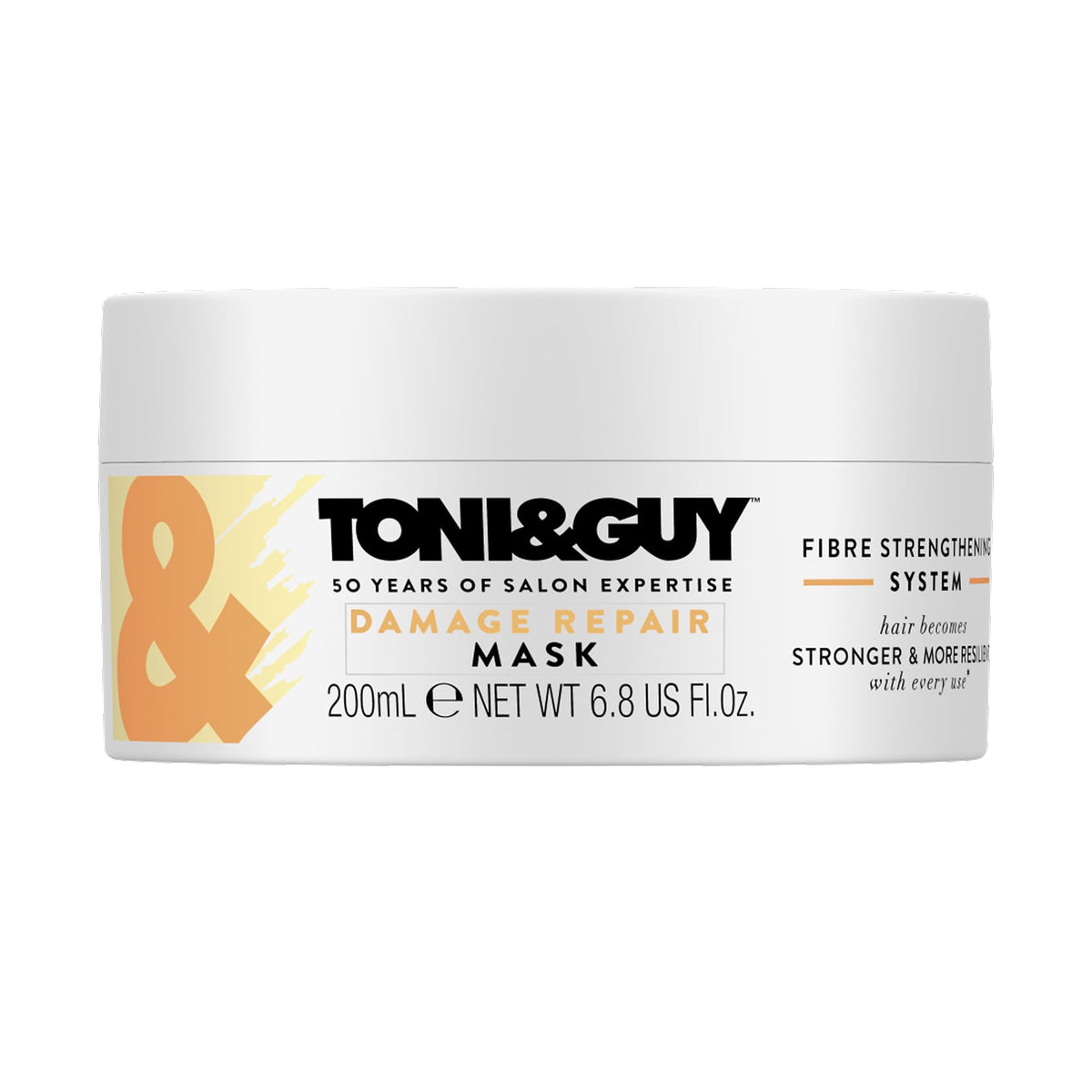 TONI&GUY Toni & Guy | Damage Repair Hair Mask for Intense Reconstruction | Unisex | Ideal For Dry and Damaged Hair | Patented Fibre Strengthening System | 6.8 Ounce