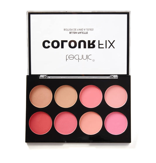 Technic Colour Fix Blush Palette, 3.5 g, Pack of 8