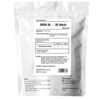 UKHealthHouse 100% Pure MSM Powder 100g – Vegan Methylsulfonylmethane Supplement – Joint, Muscle & Collagen Support – Food Grade Sulphur for Detox & Inflammation Relief