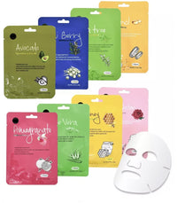 Generic Organic Face Mask,Facial Face Mask,Face Masks Skincare,Collagen Firming Facial Sheet,Face Mask Beauty,Hydrating & Nourishing Masks,Premium Skin Repair Masks For All Skin Types.Mix of 8
