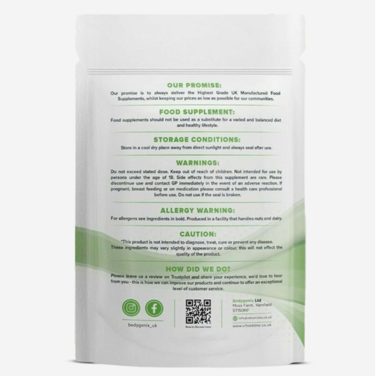 Bodygenix Castor Oil 1000mg Softgel - Supports Immune System Skin Hair Health Joint Wellness Relief Natural Health Supplement - 30 Softgels, 1 Month Supply