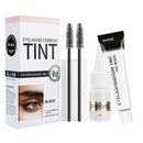 PLVNNZ E-yebrow T-int Kit,Eyebrow Tint,Lash Lift and Tint Kit,Professional Eyebrow & Eyelash Dye, Long-Lasting 6 Weeks, Fast & Easy DIY Brow Dye for Natural,With All Tools(Black)