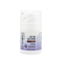 ST. MORIZ St Moriz Professional Dark Self Tan Face Lotion | With Aloe Vera & Vitamin E for Gradual & Natural Glow | Vegan Fake | Wear Alone or Under Makeup | No Wash Off Required | 50ml