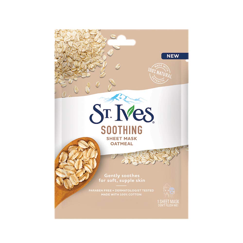 ST. Ives St Ives Sheet Mask 23ml Soothing Oatmeal, Clear