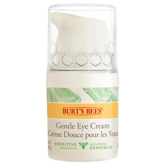 Burt's Bees 98.9% Natural Hydrating Daily Eye Cream Tube, Sensitive Formula, 14.1 g