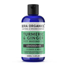 Turmeric & Ginger Massage Oil - 100% Natural Therapy for Lymphatic Drainage, Nerve, Muscle & Joint Relief - Ginger Lemongrass Warming & Relaxing Formula | Made in The UK | Sera Organics (100ml)