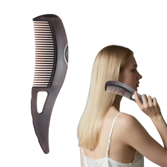 Generic Dandruff Comb, Hollow Tooth, Detoxing, Scalp Psoriasis, Lice, Multifunctional, Brown, ABS, 8.27x2.05 inches, Unisex Adult and Children, All Ages, Unisex